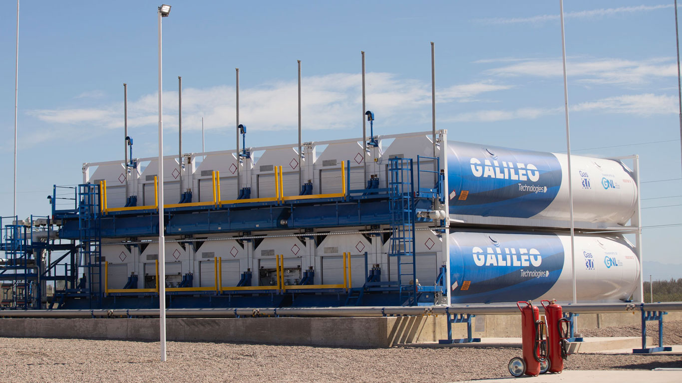 Armazenamento de GNL em ISO-tanques - Mendoza, Argentina