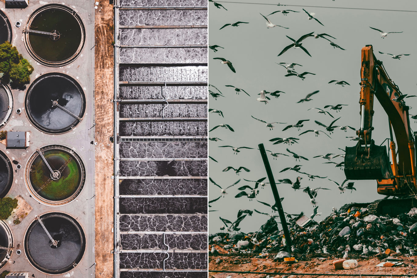 Wastewater treatment plant / Landfill.