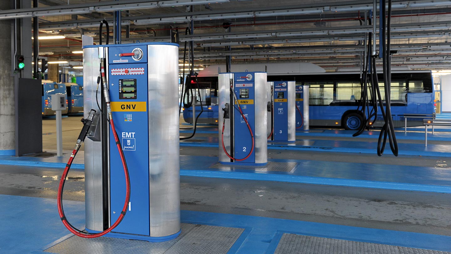EMT Madrid public feet fueling station - Galileo Technologies