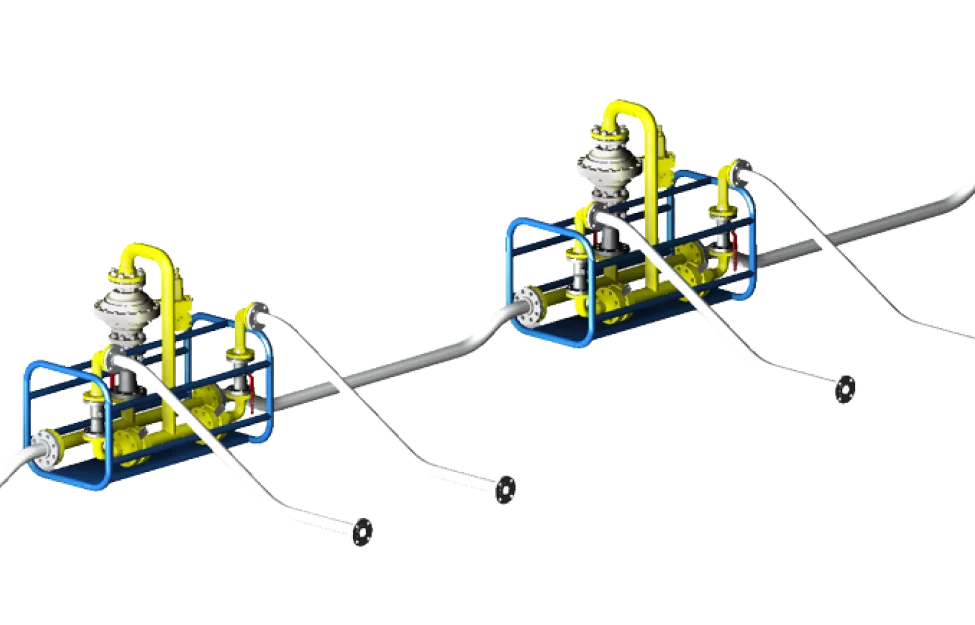 Colector de interconexión de equipos de fracking