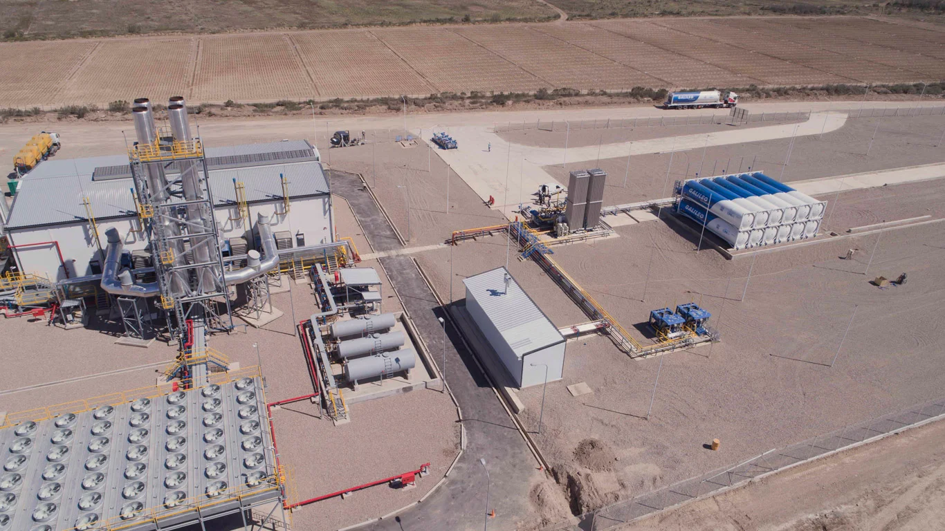 Central termoeléctrica en Anchoris, alimentada a GNL